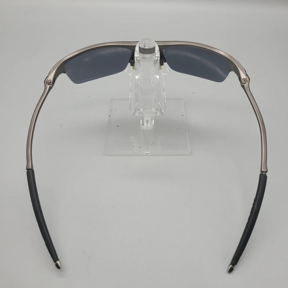 Oakley A Wire Sunglasses Gunmetal Gray Metal Frame Vintage Made in USA Dark Lens